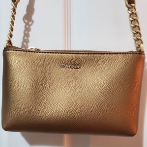 Calvin Klein Hayden Saffiano Chain Crossbody